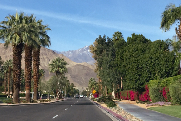 Driving Around Palm Springs