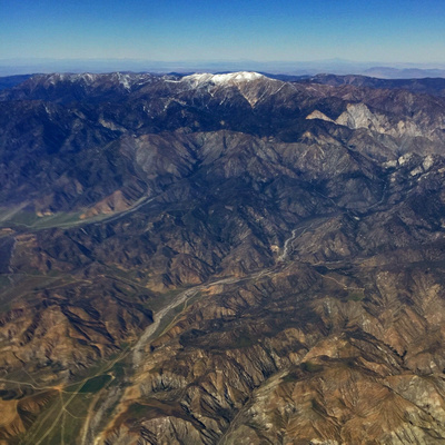 Southern California from the Plane