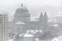 Snow Storm Over the Basilica